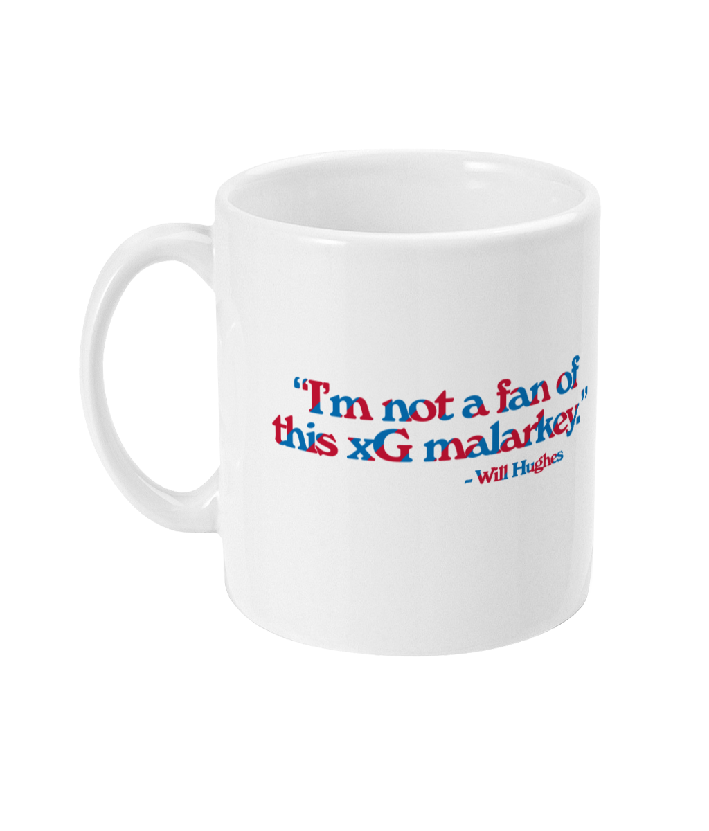 "I'm not a fan of xG malarkey." - Mug